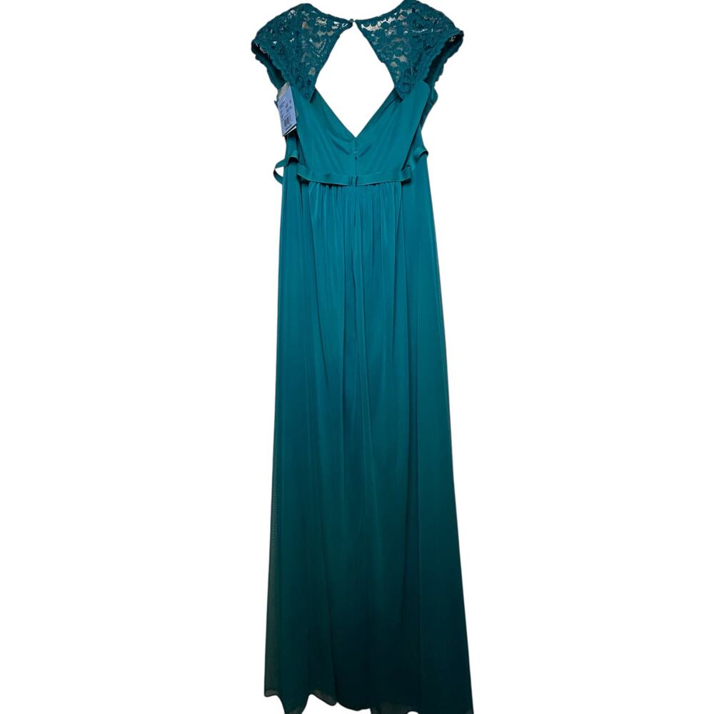 NWT David's Bridal Gown Style F19505 Oasis - Size 18 - Picture 5 of 16